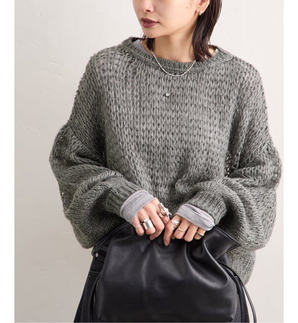 JOURNAL STANDARD「シアージャガードニットプルオーバー」|ニット・セーター|