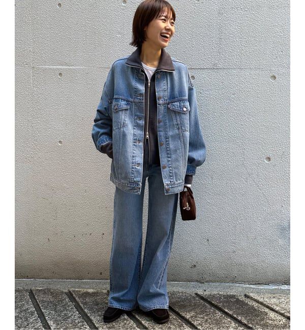 JOURNAL STANDARD relume「［26SS新作］別注【LEVI&rsquo;S】COLLARLESS XL TRUCKER：デニムジャケット」|デニムジャケット|