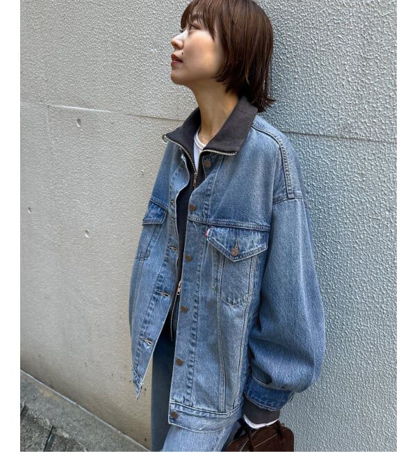 JOURNAL STANDARD relume「［26SS新作］別注【LEVI&rsquo;S】COLLARLESS XL TRUCKER：デニムジャケット」|デニムジャケット|