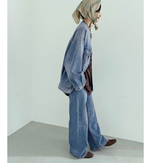 JOURNAL STANDARD relume「［26SS新作］別注【LEVI&rsquo;S】COLLARLESS XL TRUCKER：デニムジャケット」|デニムジャケット|