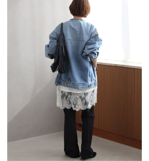 JOURNAL STANDARD relume「［26SS新作］別注【LEVI&rsquo;S】COLLARLESS XL TRUCKER：デニムジャケット」|デニムジャケット|