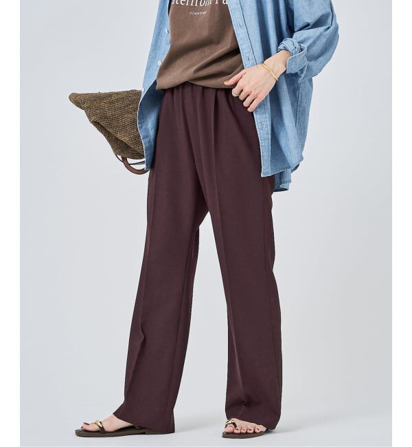 FRAMeWORK「≪洗濯機洗い可能≫ウォッシャブルイージースラックス」|スラックス|