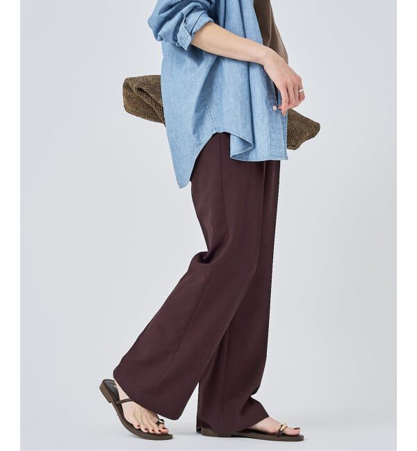 FRAMeWORK「≪洗濯機洗い可能≫ウォッシャブルイージースラックス」|スラックス|