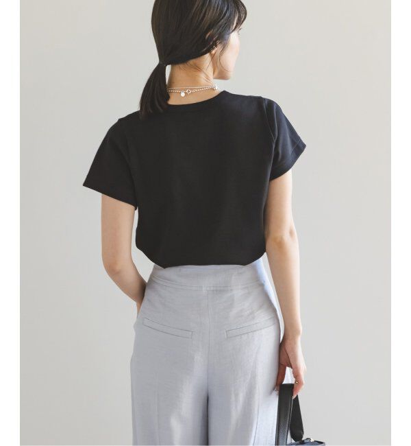 NOBLE「《追加》スビンコットンスムースコンパクトTシャツ」|Tシャツ・カットソー|