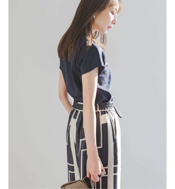 NOBLE「《追加》スビンコットンスムースコンパクトTシャツ」|Tシャツ・カットソー|