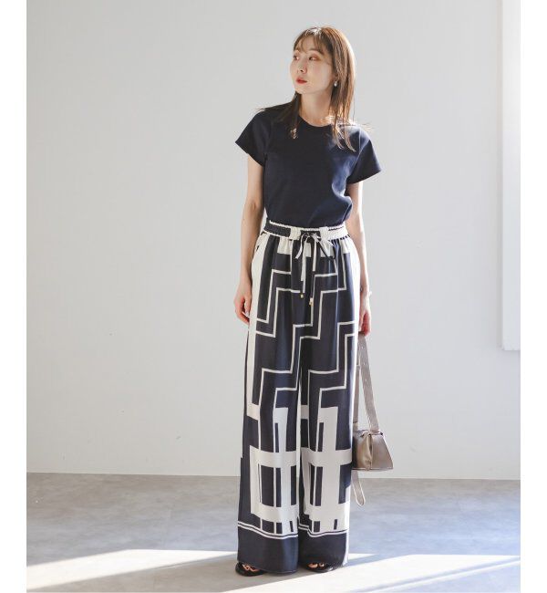 NOBLE「《追加》スビンコットンスムースコンパクトTシャツ」|Tシャツ・カットソー|