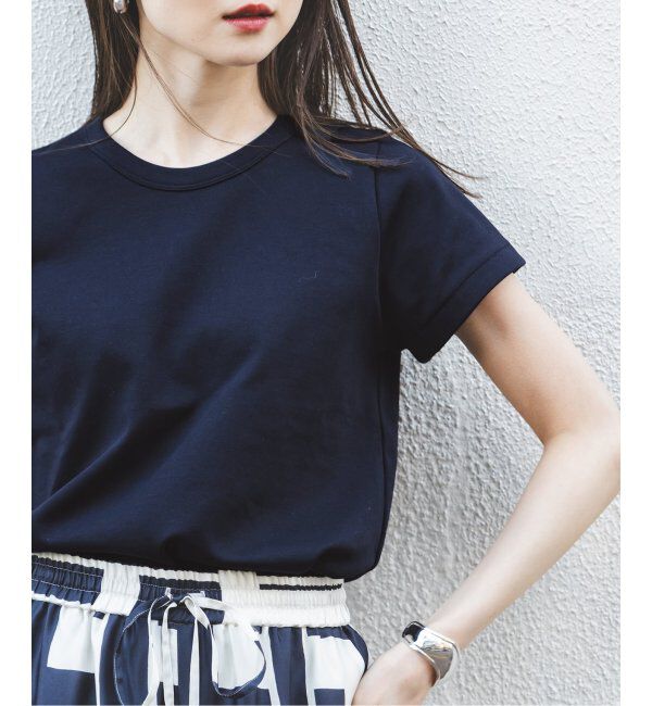 NOBLE「《追加》スビンコットンスムースコンパクトTシャツ」|Tシャツ・カットソー|