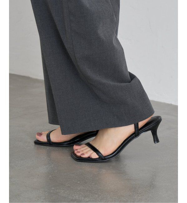 U by SPICK&SPAN「KOMOREBI MUSEUM/コモレビミュージアム アンクルストラップサンダル」|サンダル|