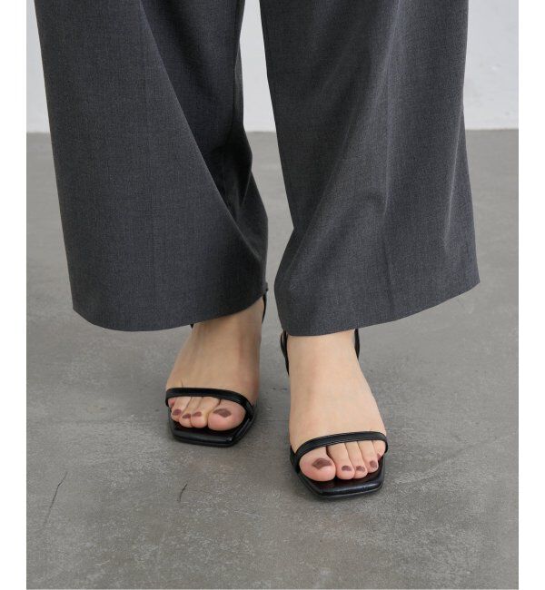 U by SPICK&SPAN「KOMOREBI MUSEUM/コモレビミュージアム アンクルストラップサンダル」|サンダル|