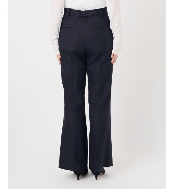 Spick and Span「《手洗い可》ウールブレンドフレアパンツ」|スラックス|