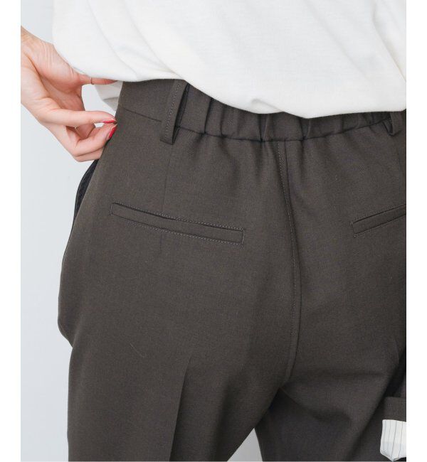 Spick and Span「《手洗い可》ウールブレンドフレアパンツ」|スラックス|