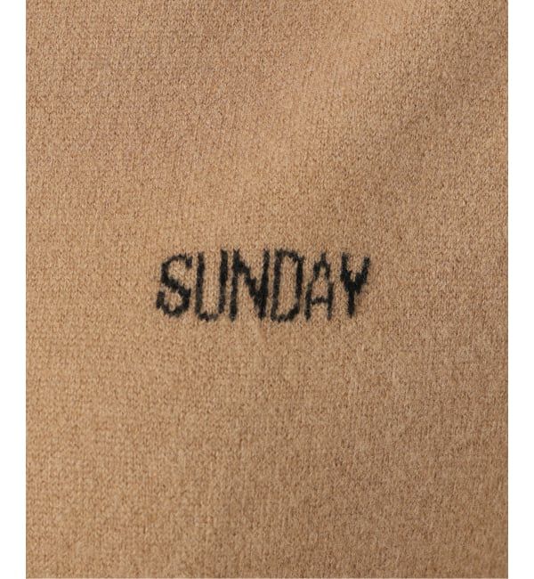 Spick and Span「ロゴジャガードハーフスリーブニット」|ニット・セーター|