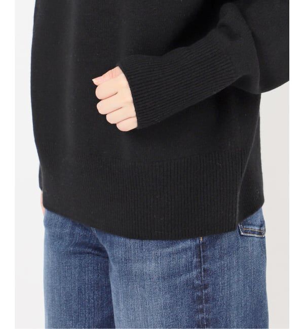 Spick and Span「《WEB限定カラー有り》ウールカシミヤ ラグランクルーネックニット」|ニット・セーター|