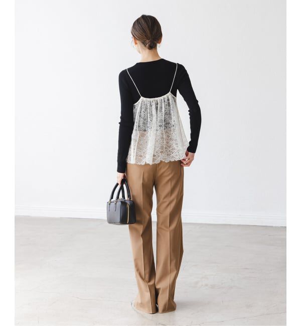 NOBLE「《追加》リブクルーネックニット」|ニット・セーター|