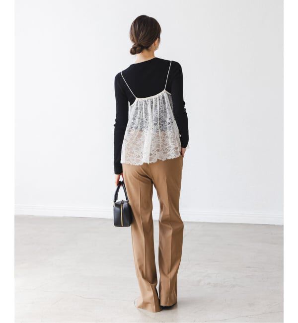 NOBLE「《追加》リブクルーネックニット」|ニット・セーター|