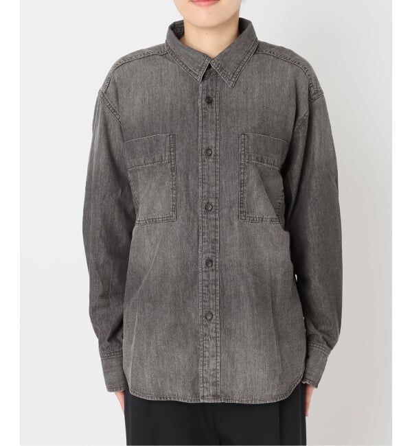 Spick and Span「《追加2》ライトオンスデニムシャツ」|シャツ・ブラウス|