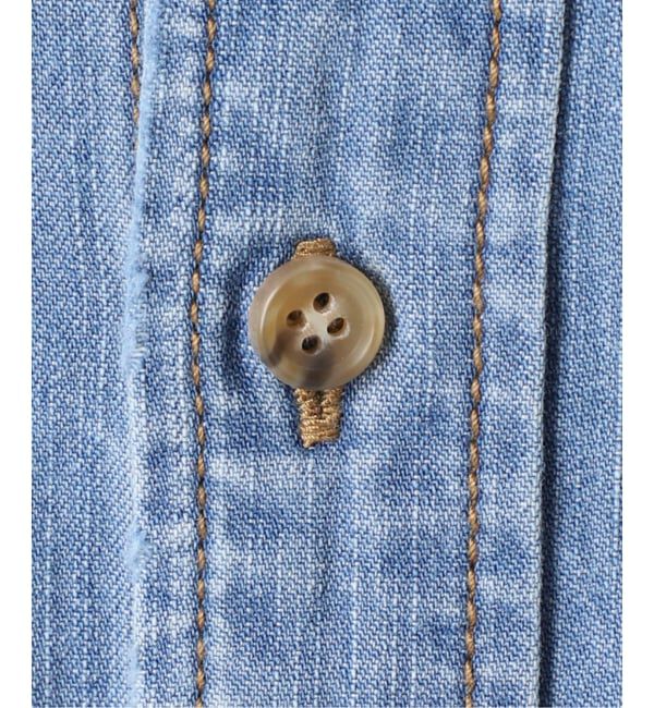 Spick and Span「《追加2》ライトオンスデニムシャツ」|シャツ・ブラウス|