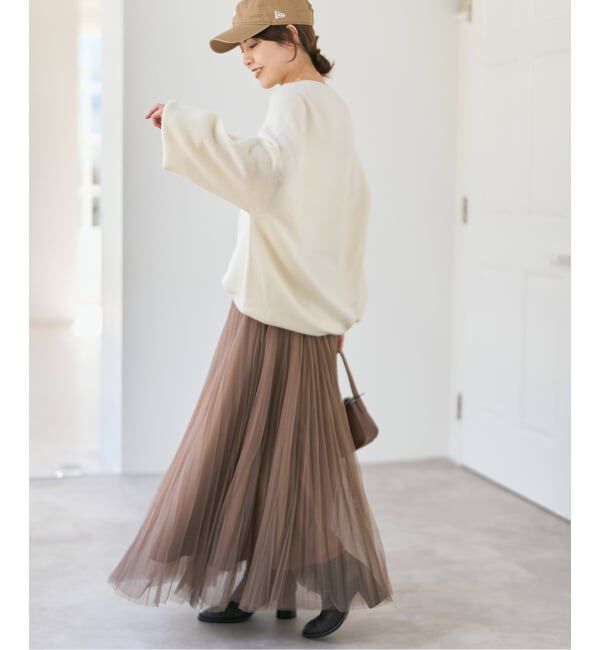 Spick and Span「《新色有り / 追加》ニュアンスコクーンシルエットニット」|ニット・セーター|