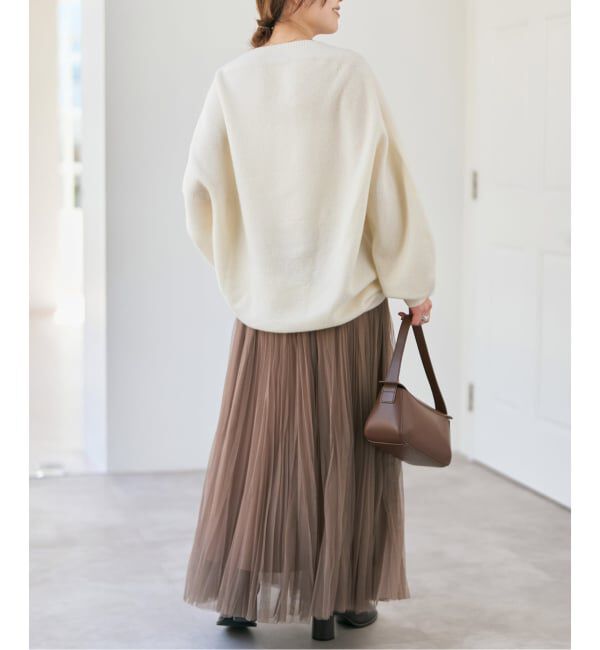 Spick and Span「《新色有り / 追加》ニュアンスコクーンシルエットニット」|ニット・セーター|