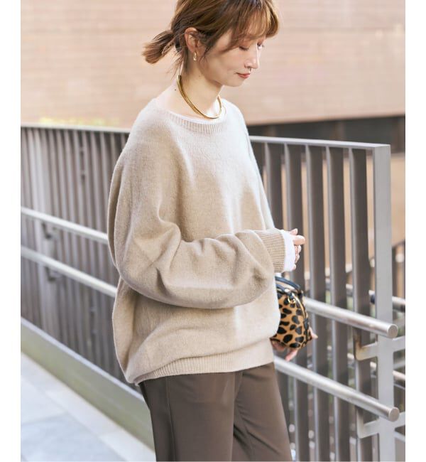 Spick and Span「《新色有り / 追加》ニュアンスコクーンシルエットニット」|ニット・セーター|