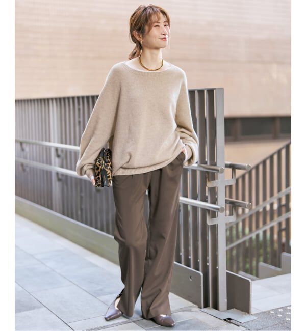 Spick and Span「《新色有り / 追加》ニュアンスコクーンシルエットニット」|ニット・セーター|