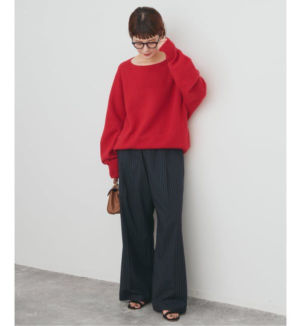 Spick and Span「《新色有り / 追加》ニュアンスコクーンシルエットニット」|ニット・セーター|