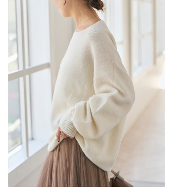 Spick and Span「《新色有り / 追加》ニュアンスコクーンシルエットニット」|ニット・セーター|