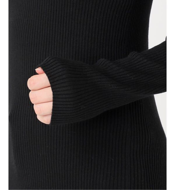 Spick and Span「《WEB限定 / 追加》ウォッシャブル クルーネックリブニット」|ニット・セーター|