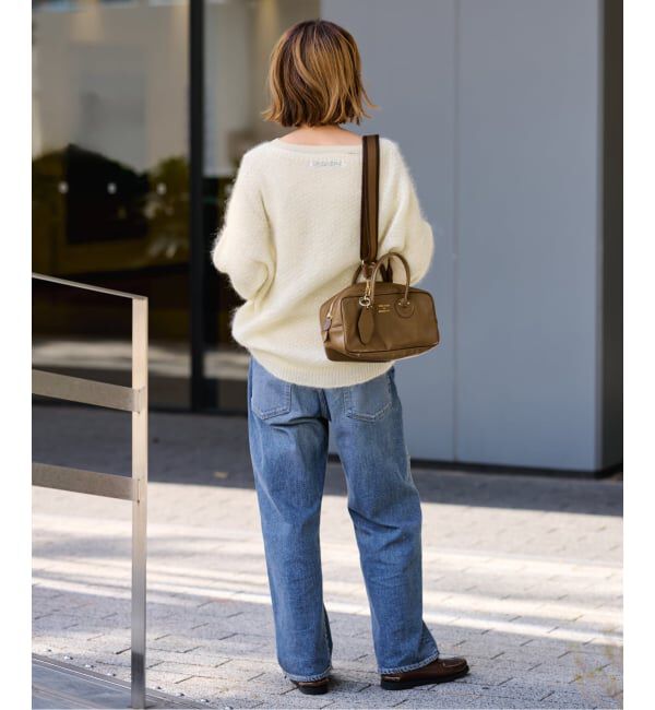 FRAMeWORK「モヘヤmix カノコ柄プルオーバー」|ニット・セーター|