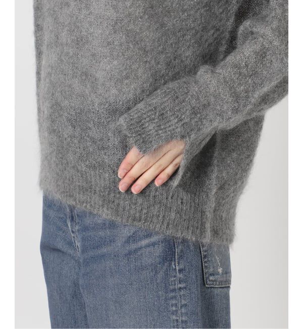 FRAMeWORK「モヘヤmix カノコ柄プルオーバー」|ニット・セーター|