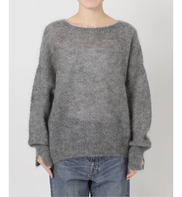 FRAMeWORK「モヘヤmix カノコ柄プルオーバー」|ニット・セーター|