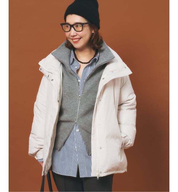 FRAMeWORK「ダウンジャケット」|ダウン|ベージュ