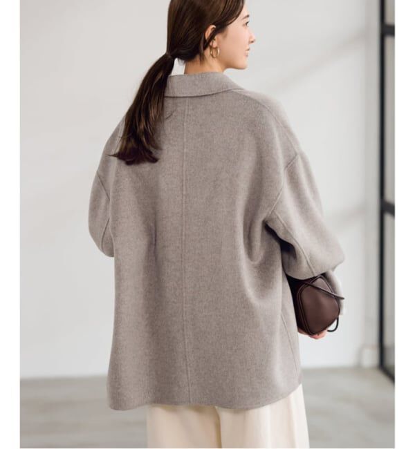 FRAMeWORK「≪追加≫ハミルトンバルカラーミドルコート」|ステンカラーコート|