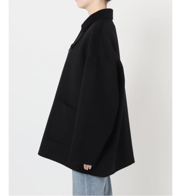 FRAMeWORK「≪追加≫ハミルトンバルカラーミドルコート」|ステンカラーコート|