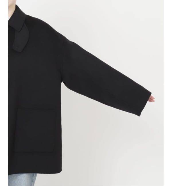 FRAMeWORK「≪追加≫ハミルトンバルカラーミドルコート」|ステンカラーコート|