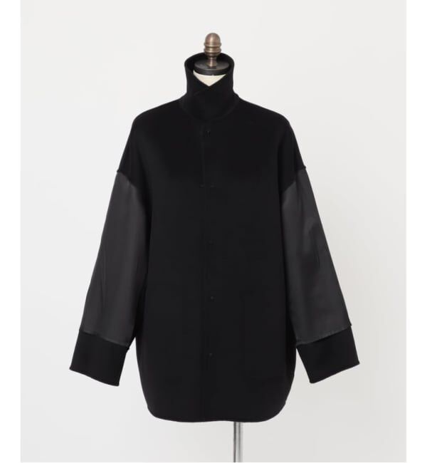 FRAMeWORK「≪追加≫ハミルトンバルカラーミドルコート」|ステンカラーコート|