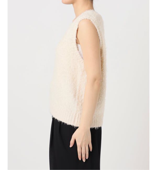 U by SPICK&SPAN「《予約》コットンシャギーニットベスト」|ベスト・ジレ|