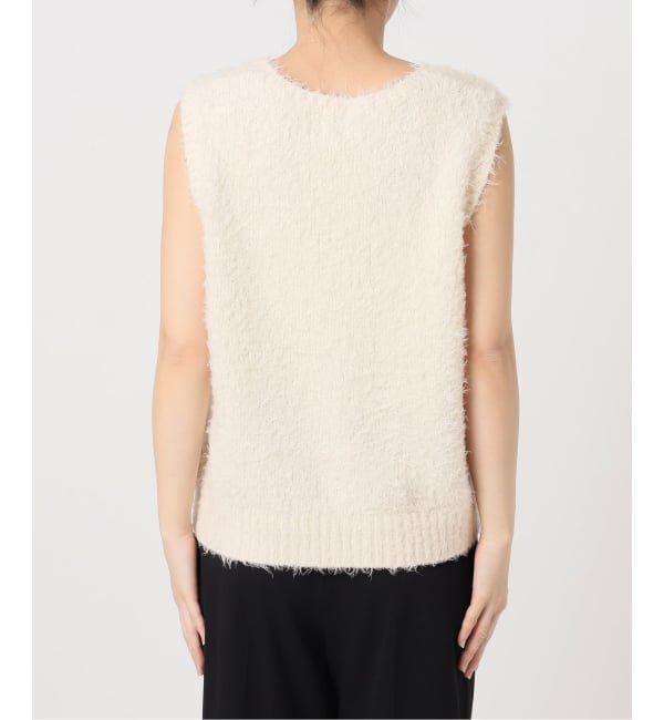 U by SPICK&SPAN「《予約》コットンシャギーニットベスト」|ベスト・ジレ|