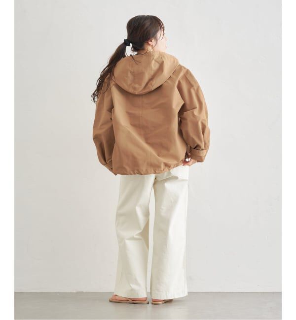 U by SPICK&SPAN「《予約》コットン/ナイロングログランフレアブルゾン」|ブルゾン・スタジャン|