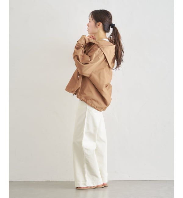 U by SPICK&SPAN「《予約》コットン/ナイロングログランフレアブルゾン」|ブルゾン・スタジャン|