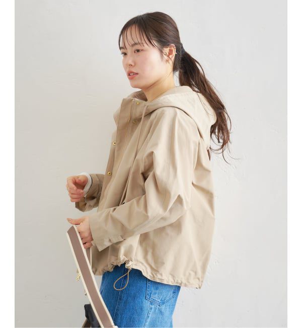 U by SPICK&SPAN「《予約》コットン/ナイロングログランフレアブルゾン」|ブルゾン・スタジャン|