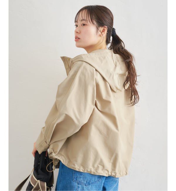 U by SPICK&SPAN「《予約》コットン/ナイロングログランフレアブルゾン」|ブルゾン・スタジャン|