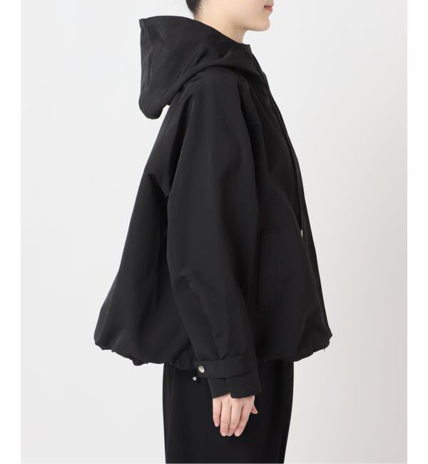U by SPICK&SPAN「《予約》コットン/ナイロングログランフレアブルゾン」|ブルゾン・スタジャン|