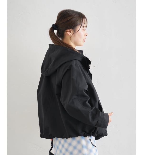 U by SPICK&SPAN「《予約》コットン/ナイロングログランフレアブルゾン」|ブルゾン・スタジャン|