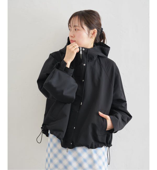 U by SPICK&SPAN「《予約》コットン/ナイロングログランフレアブルゾン」|ブルゾン・スタジャン|