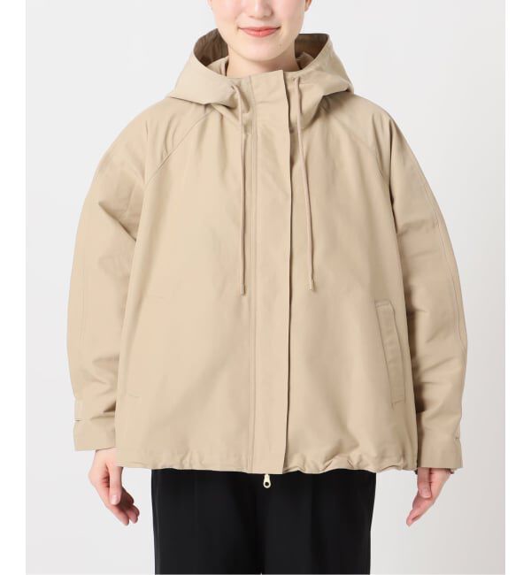 U by SPICK&SPAN「《予約》コットン/ナイロングログランフレアブルゾン」|ブルゾン・スタジャン|