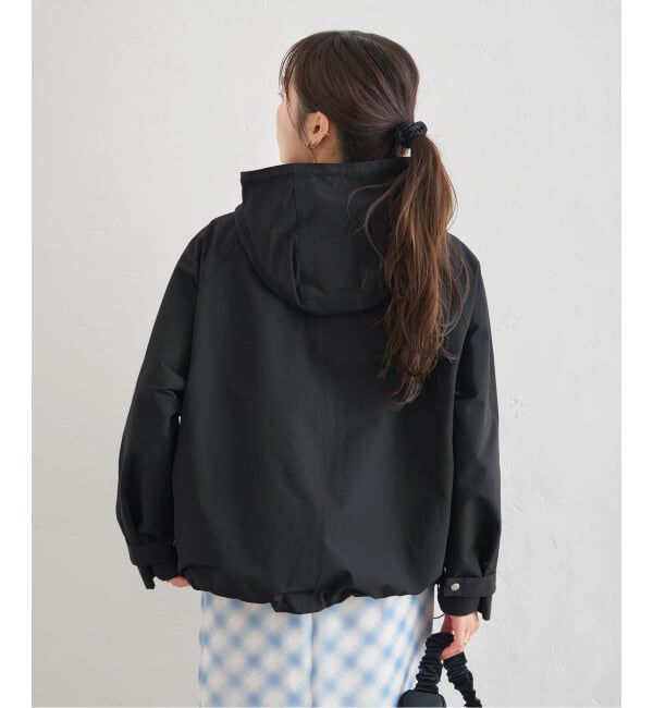 U by SPICK&SPAN「《予約》コットン/ナイロングログランフレアブルゾン」|ブルゾン・スタジャン|