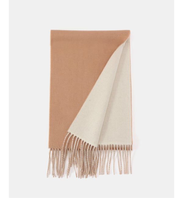  「La Totalite カシミヤブレンド Wフェイスマフラー」|マフラー|