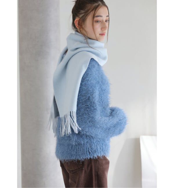  「La Totalite カシミヤブレンド Wフェイスマフラー」|マフラー|