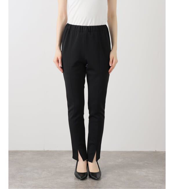  「【洗える】裏起毛フロントスリットレギンス」|その他|